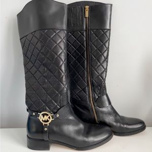 Michael Kors Black Riding Boots